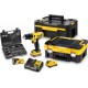 DeWALT Perceuse visseuse Dewalt de 10,8V - 2Ah Li-ion + lampe Led DCL508 + 109 accessoires en coffret T-STAK DCK710D2FT