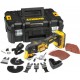 DeWALT Multi Cutter découpeur ponceur multifonctions Dewalt 18 Volts 2Ah Li-Ion Brushless 32 accessoires coffret T-STAK DCS355D2