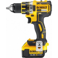 DeWALT Perceuse visseuse Dewalt 13 mm Compact 14,4V - 4Ah Li-Ion Moteur Brushless sans charbon en coffret T-STAK DCD732M2