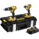 DeWALT KIT 2 OUTILS 14,4V - 4AH LI-ION - PERCEUSE VISSEUSE COMPACT + VISSEUSE A CHOCS - Dewalt DCK235M2