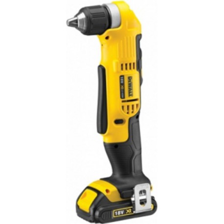 DeWALT Perceuse d'angle Dewalt 18 Volts 1,5Ah Li-Ion livrée avec une Batterie Dewalt DCD740C1