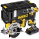 DeWALT Pack 18V - Scie circulaire + perceuse percussion 4Ah - Dewalt DCK294M2