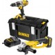 DeWALT Pack 18V - Perceuse percussion XRP + Meuleuse - 4Ah - Dewalt DCK293M2