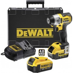 DeWALT Visseuse chocs 18V Li-ion induction 4Ah - Dewalt DCF895M2