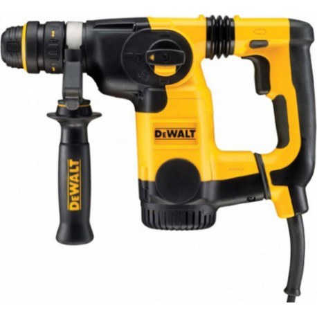 DeWALT Perforateur burineur Dewalt 3 modes SDS Plus 26mm mandrin à changement rapide poignée en L avec coffret de transport D253