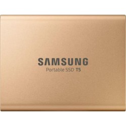 Samsung Disque SSD externe Portable SSD T5 500Go Or