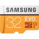 Samsung Carte mémoire Micro SD EVO 32 Go + Adaptateur SD