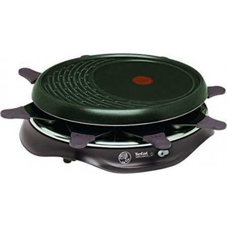 Tefal Raclette Grill Crêpe Simply Invents Cherry Black (8 personnes) RE516012