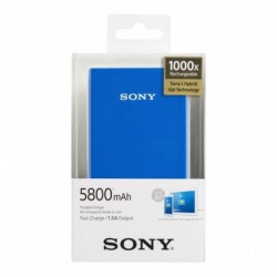 Sony Batterie Externe Bleu 5800 mAh CP-E6BL