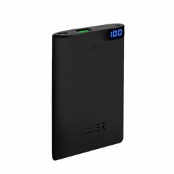 Puro Batterie Externe Soft Touch Noir 4000 mAh 2 USB