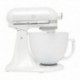 KitchenAid Robot Pâtissier Blanc Givré 300W 4,8L 5KSM156 EFP