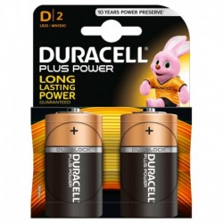 Duracell Plus Power 2 piles 1,5V alcalines D (lot de 3)