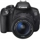 Canon Appareil Photo Reflex EOS 700D Noir + Objectif 18-55mm