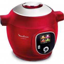 Moulinex Cookéo Robot Cuiseur Mijoteur 180 recettes CE85B510 rouge (CE85)