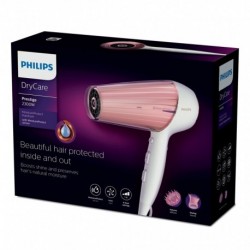 Philips DryCare Prestige Sèche-cheveuc Moisture Protect Blanc Rose 2300W HP8281/00