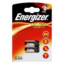 Energizer Alkaline 2 piles alarmes 1,5V LR1/E90 (lot de 3)