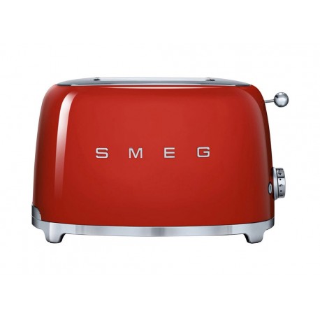 Smeg Grille-Pain Rouge 950W 2 Tranches TSF01RDEU