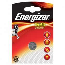 Energizer pile bouton lithium 3V CR 1620 (lot de 2)
