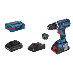 Bosch Perceuse visseuse à percussion GSB 18V-60 C 4Ah ProCore CoMo L-Boxx 06019G210A