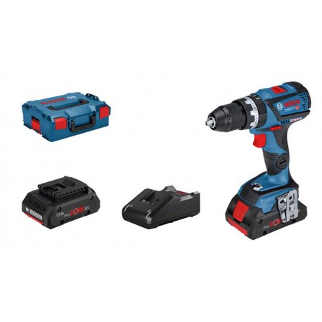 Bosch Perceuse visseuse à percussion GSB 18V-60C 4Ah ProCore L-Boxx 06019G2109