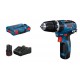 Bosch Perceuse visseuse à percussion GSB 12V-35 3Ah L-Boxx 06019J9000