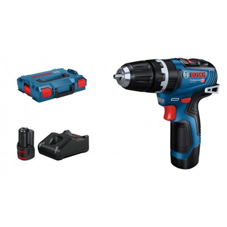 Bosch Perceuse visseuse à percussion GSB 12V-35 3Ah L-Boxx 06019J9000