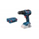 Bosch Perceuse visseuse à percussion GSB 18V- 55 Solo L-Boxx 06019H5303