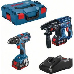 Bosch Pack perceuse-visseuse GSR 18V-28 + perforateur GBH 18V-21 18V 4Ah 0615990M0R