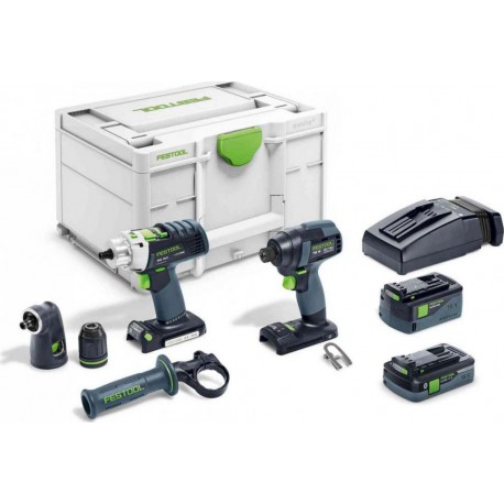 Festool Visseuse à chocs sans fil TID18 5,2/4,0 I-Set PDC18 576488