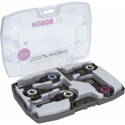 Bosch Coffret de lames Starlock spécial électricien et plaquiste pour découpeur ponceur (6 pièces) 2608664622