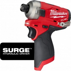 Milwaukee Visseuse à Chocs hydraulique silencieuse SURGE Hex 1/4 FUEL 12V M12 FID-0 (machine seule) 4933464972