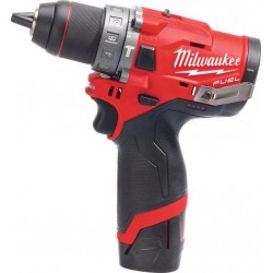 Milwaukee Perceuse à percussion FUEL 13mm 12V 2Ah 38 Nm M12 FPD-202X