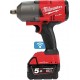 Milwaukee Boulonneuse à chocs FUEL 18V 5Ah One-Key Carré 1/2” M18ONEFHIWF12-502X