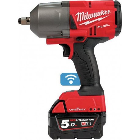 Milwaukee Boulonneuse à chocs FUEL 18V 5Ah One-Key Carré 1/2” M18ONEFHIWF12-502X