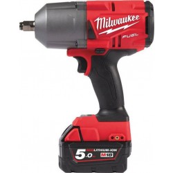 Milwaukee Boulonneuse à chocs FUEL 18V 5Ah Carré 1/2” M18FHIWF12-502X