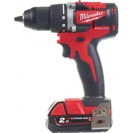 Milwaukee Perceuse Visseuse COMPACT 18V 2Ah M18 CBLDD-202C