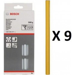 Bosch Bâtonnet de colle à fusion jaune 200mm 500gr (9 pièces)