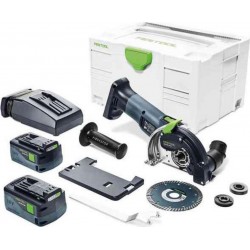 Festool Système de tronçonnage sans fil à main levée DSC-AGC 18-125 FH Li 5,2 EBI-Plus