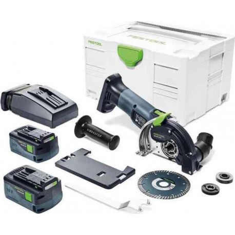 Festool Système de tronçonnage sans fil à main levée DSC-AGC 18-125 FH Li 5,2 EBI-Plus