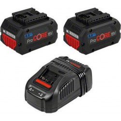 Bosch Pack 2 batteries ProCORE18V 8.0Ah + chargeur GAL 18V-160 C