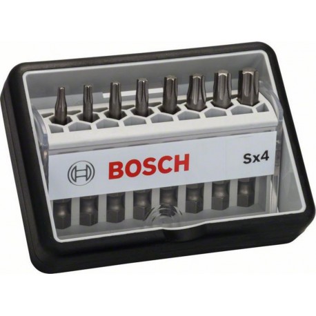 Bosch Coffret d’embouts de vissage Robust Line qualité extra-dure (8 pièces)