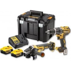 Dewalt Kit 2 outils XR 18V 5Ah Li-Ion Brushless DCD796 + DCG405