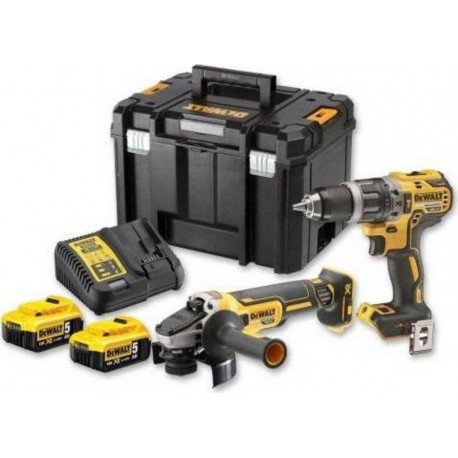 Dewalt Kit 2 outils XR 18V 5Ah Li-Ion Brushless DCD796 + DCG405