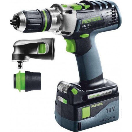 Festool Perceuse-visseuse à percussion sans fil PDC 18/4 Li 5,2-Set QUADRIVE