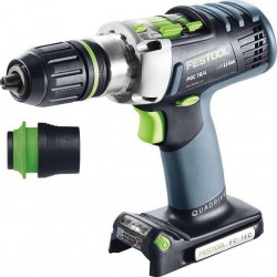 Festool Perceuse-visseuse à percussion sans fil sans batterie PDC 18/4 Li-Basic QUADRIVE