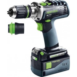 Festool Perceuse-visseuse sans fil DRC 18/4 Li 5,2-Plus QUADRIVE