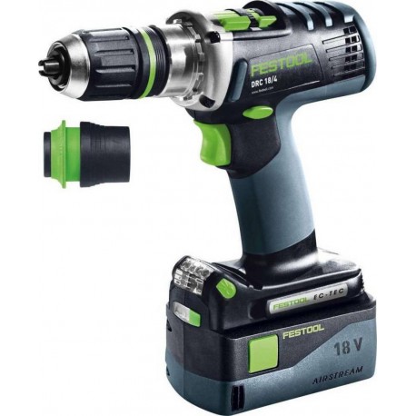 Festool Perceuse-visseuse sans fil DRC 18/4 Li 5,2-Plus QUADRIVE