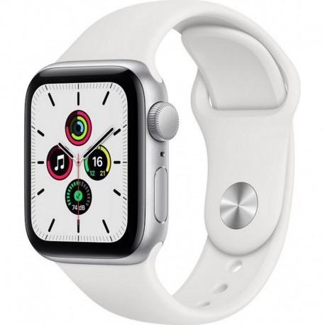 Apple Watch Montre connectée SE 40MM Alu Argent/Blanc