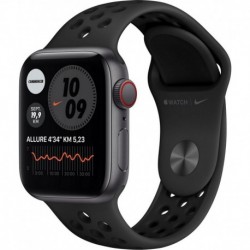 Apple Watch Montre connectée Nike 40MM Alu Gris/Noir Series 6 Cellula