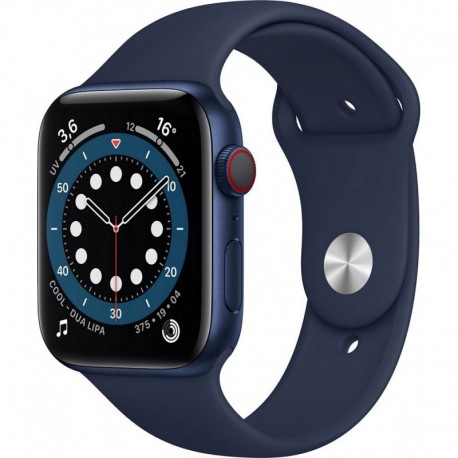 Apple Watch Montre connectée 44MM Alu Bleu/Bleu Series 6 Cellular